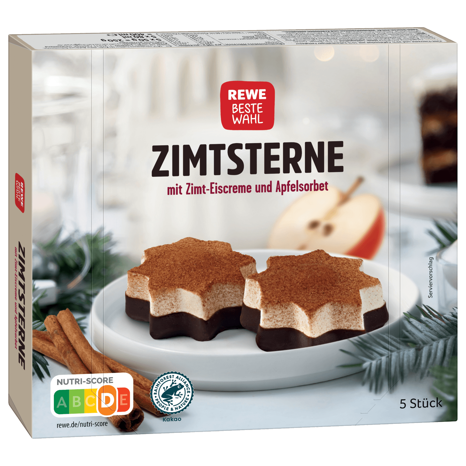 REWE Beste Wahl Zimtsterne 5x80ml