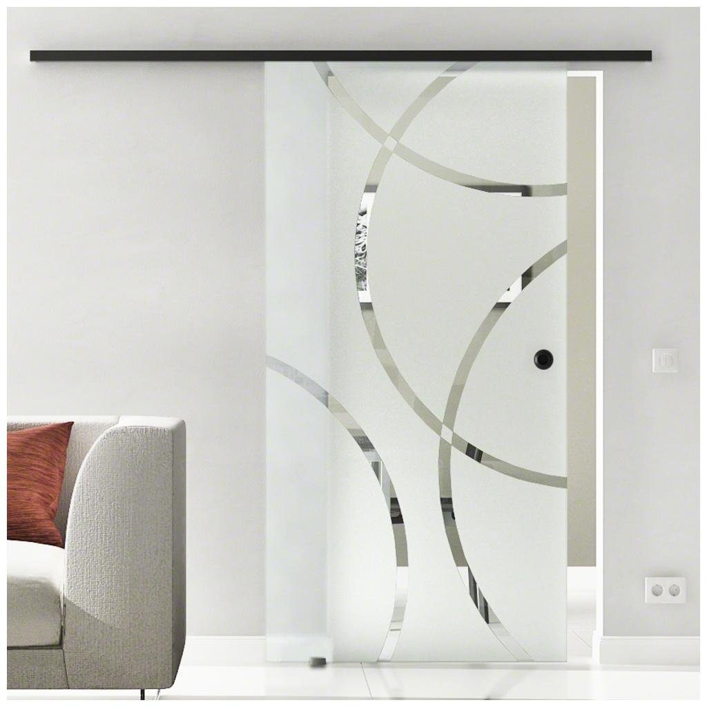 Hadeco Glasschiebetür Hadeco Slimline SoftClose Glasschiebetür 1025 x 2050 mm Coburg
