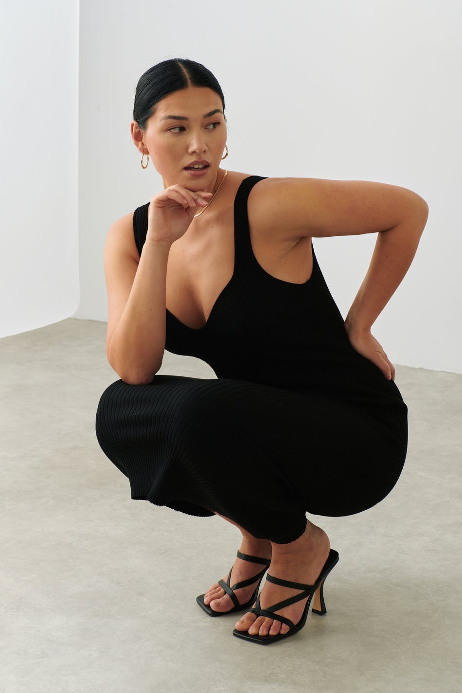 Knitted dress
