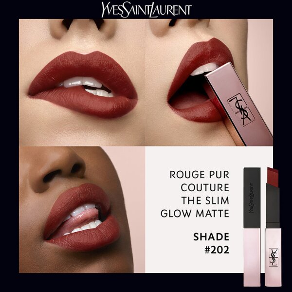 Yves Saint Laurent Rouge Pur Couture The Slim Glow Matte Lippenstift