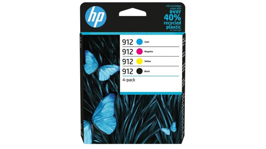 hp 912 Original Druckerpatrone 6ZC74AE Multi schwarz + 3 Farben