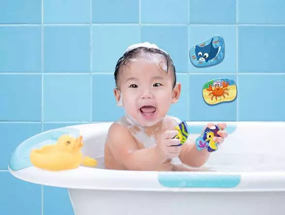 Plitsch-Platsch-Puzzle Meerestiere - Babyspielzeug ab 12 Monaten