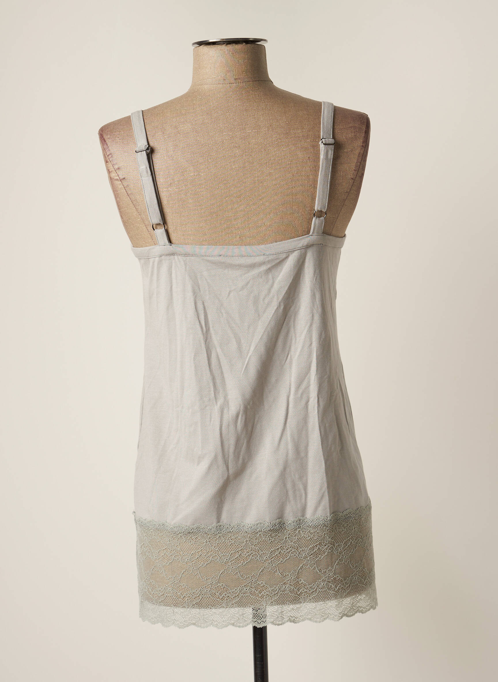 Lauren Vidal Tuniquemanchelongue Femme couleur gris