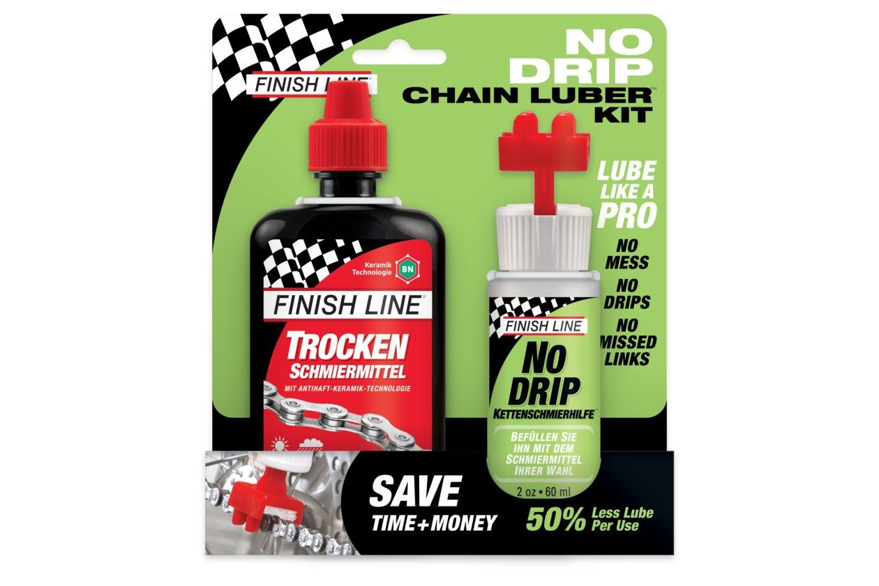 Finish Line NoDrip Chain Luber Combo 120ml DryLube