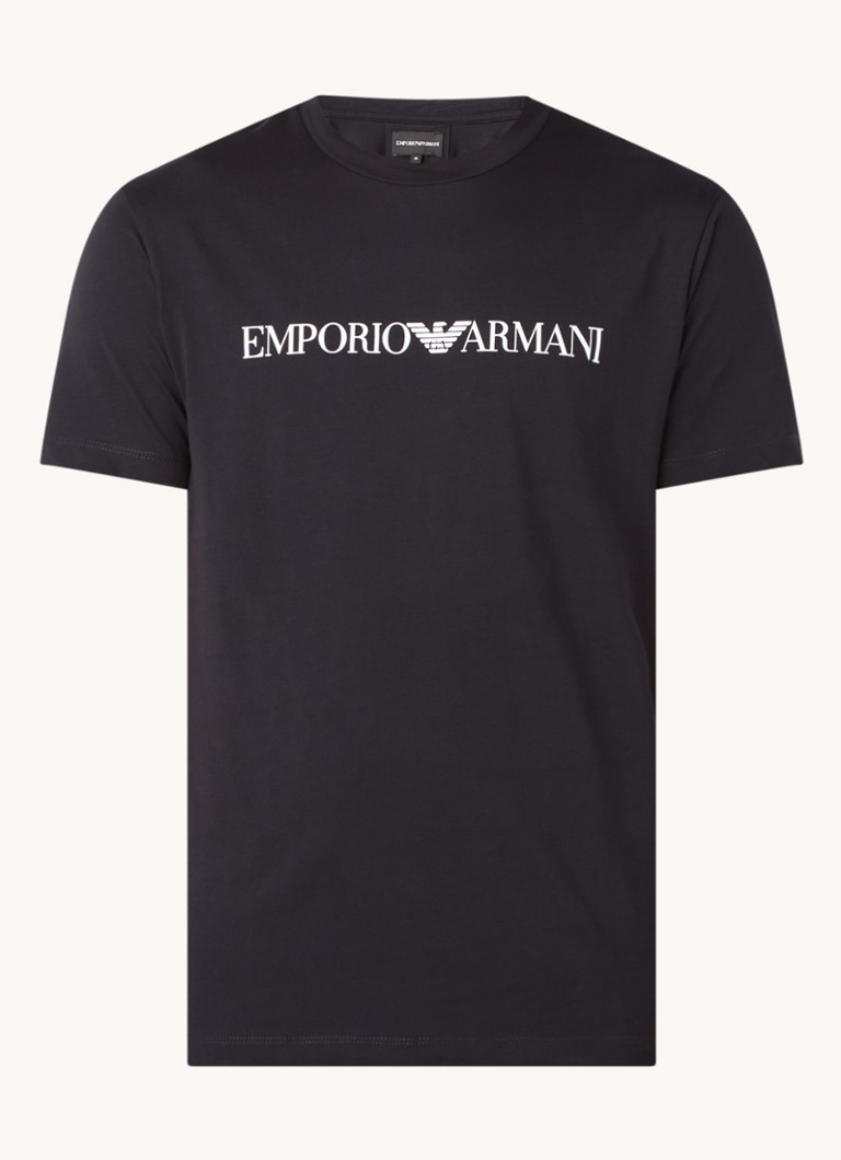 Tricou Emporio Armani cu logo imprimat