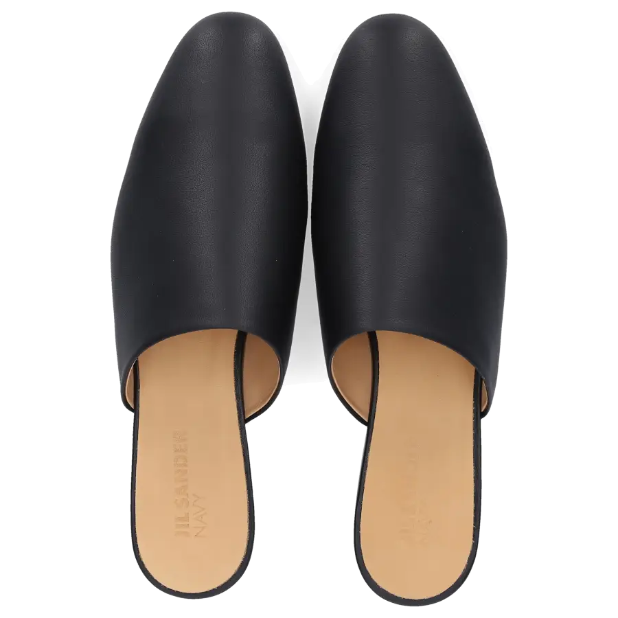 Jil Sander Navy - Slipper JN32001A Kalbsleder schwarz