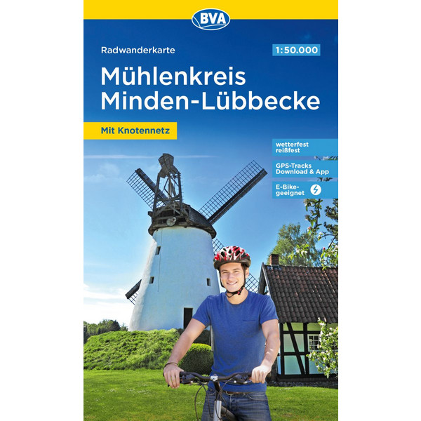 RADWANDERKARTE BVA RADWANDERN IM MÜHLENKREIS MINDEN-LÜBBECKE - Fahrradkarte