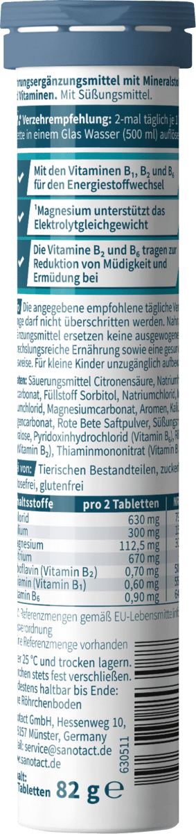 Elektrolyte Aktiv Brausetabletten 20St, 82 g