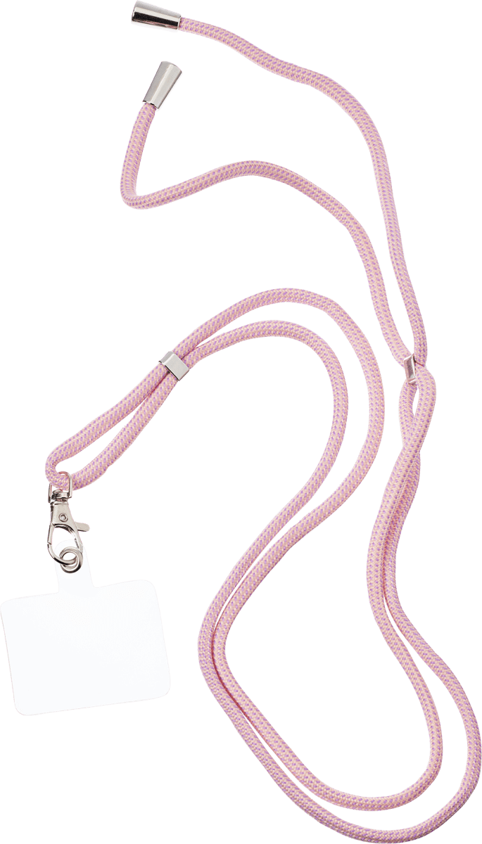 Größenverstellbare Handykette rosa, 1 St