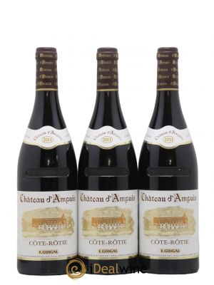 Côte-Rôtie Château d'Ampuis Guigal  2011 - Lot de 3 Bouteilles