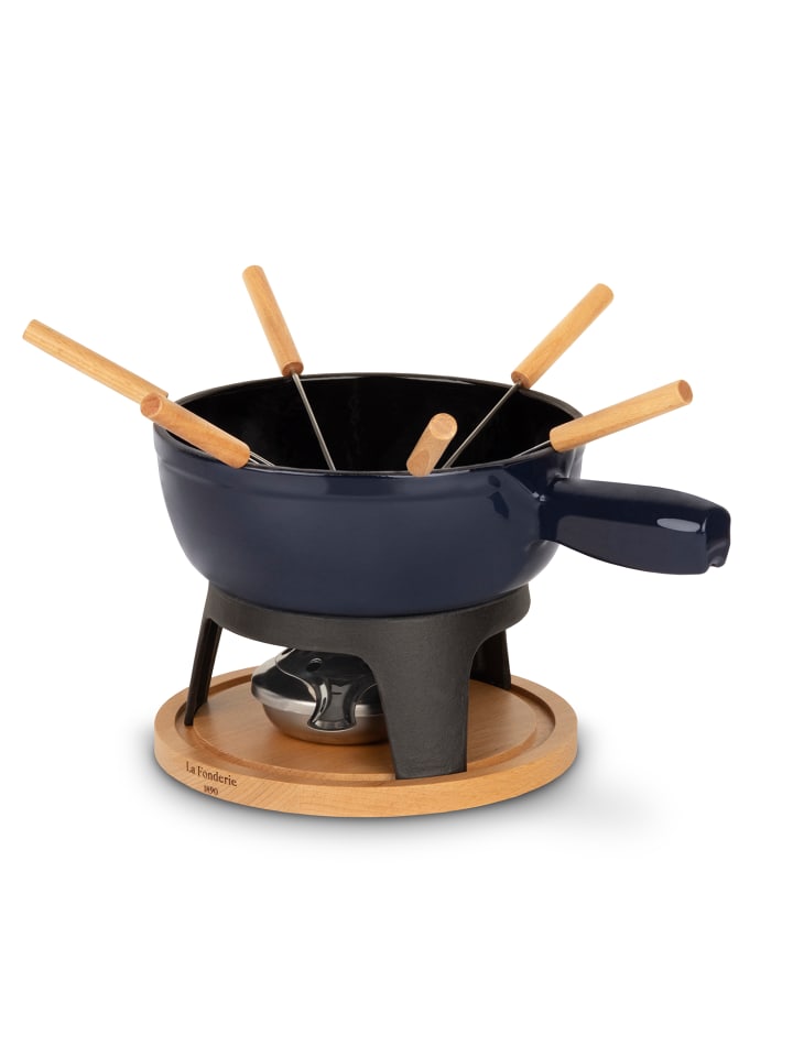 HKoenig Fondue-Gerät MONT JOUX Dunkelblau günstig kaufen onesize