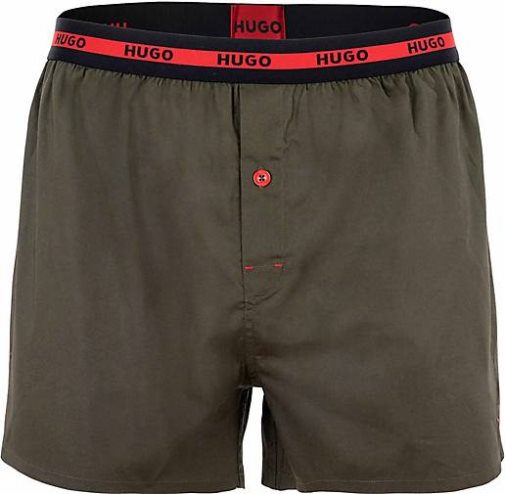 HUGO Web-Boxershorts 2er Pack