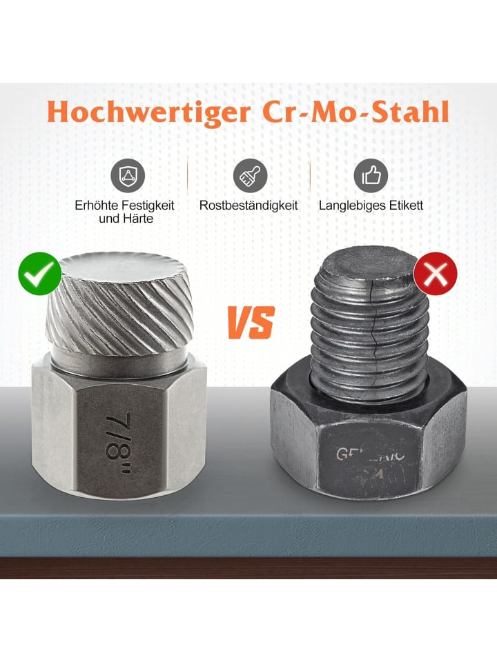 COSTWAY 27 tlg. Set Schraubenausdreher Set in Orange günstig kaufen onesize