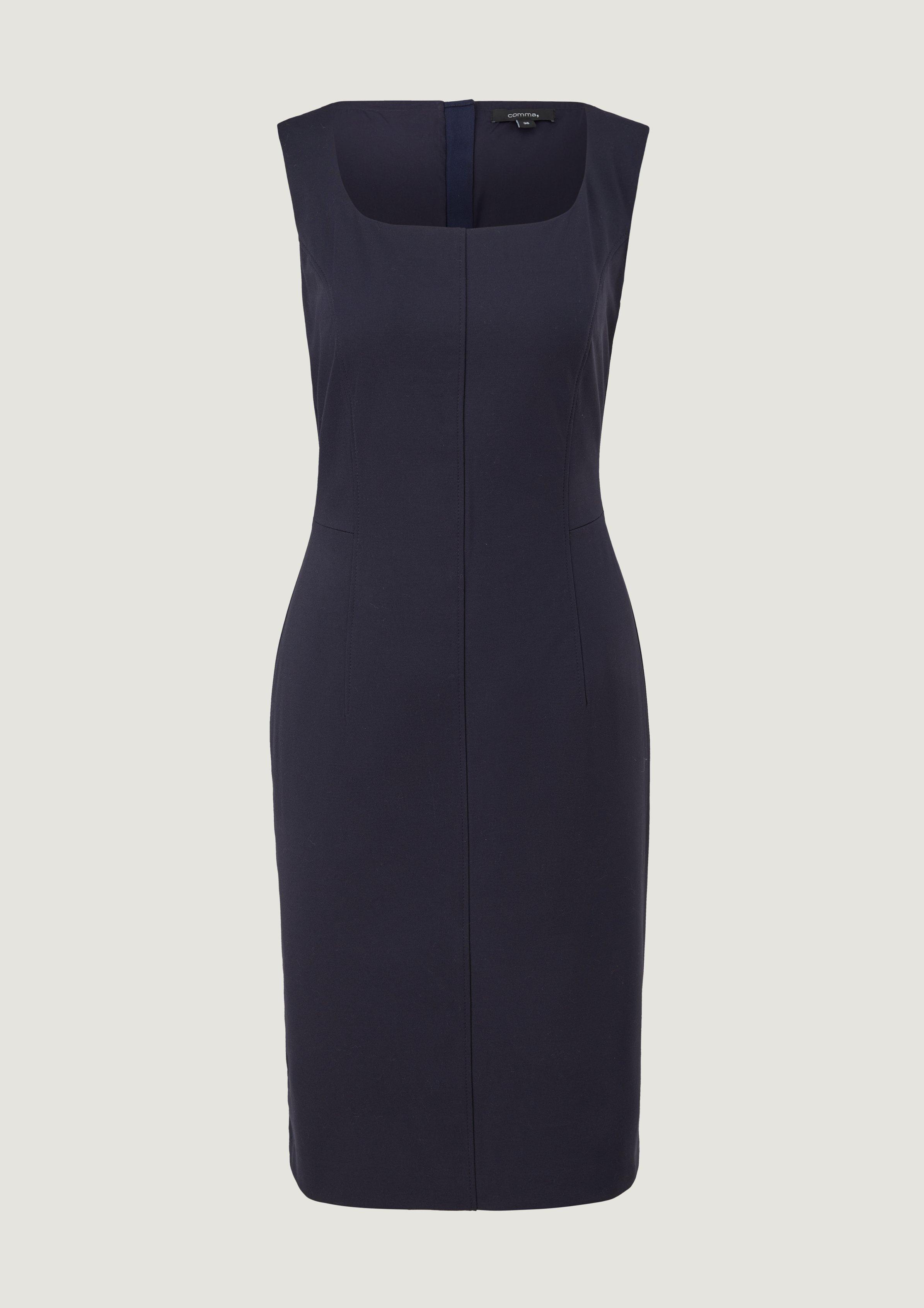 Etuikleid aus Viskosestretch - navy