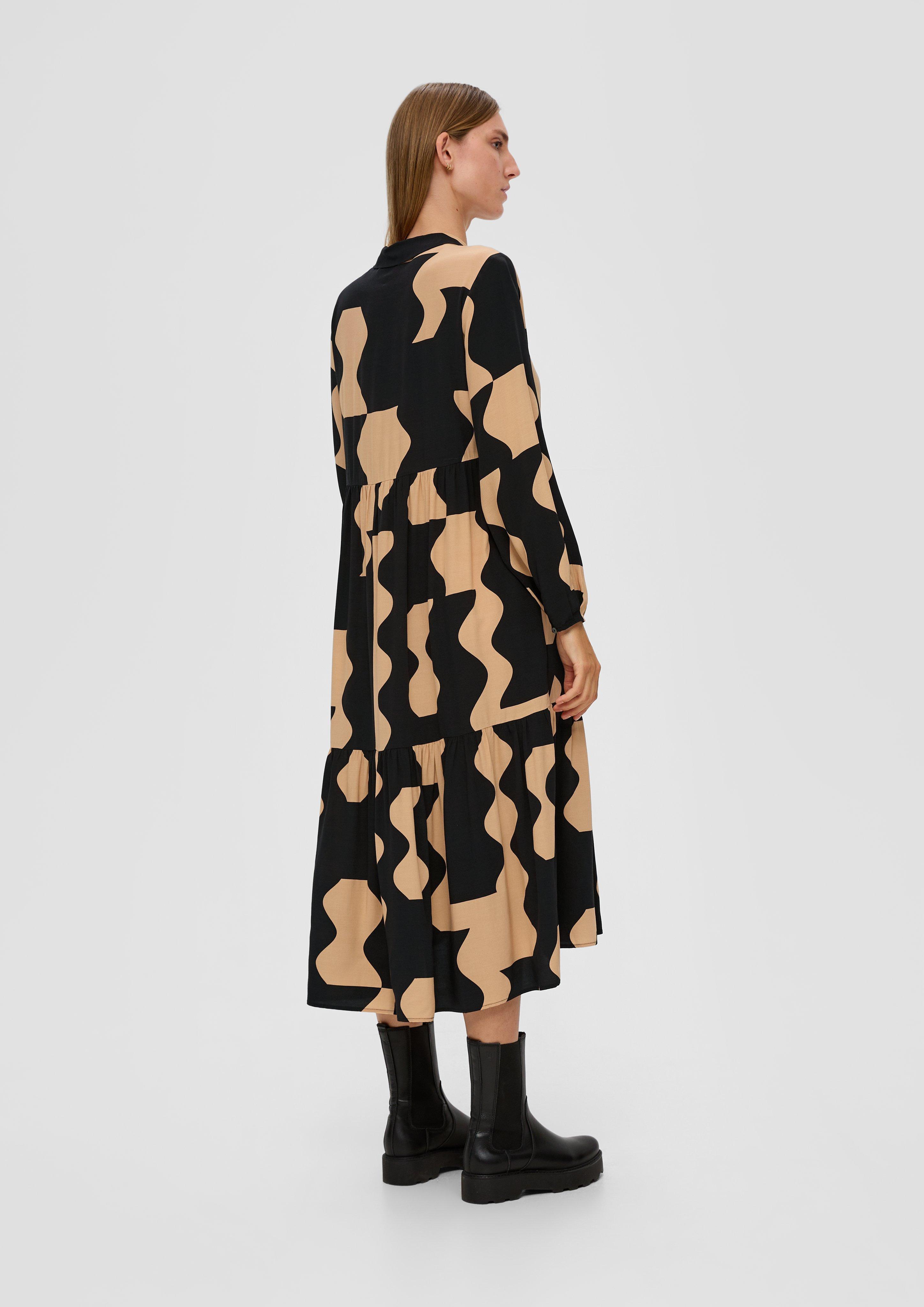 Hemdblusenkleid aus Viskose  2134631-99A4
