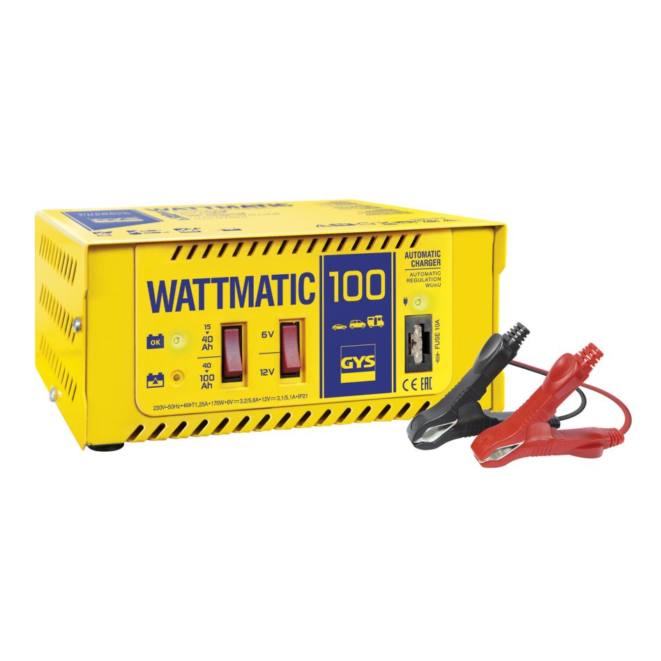 Gys 5192024823 Wattmatic 100 automaattinen 6V/12V akkulaturi