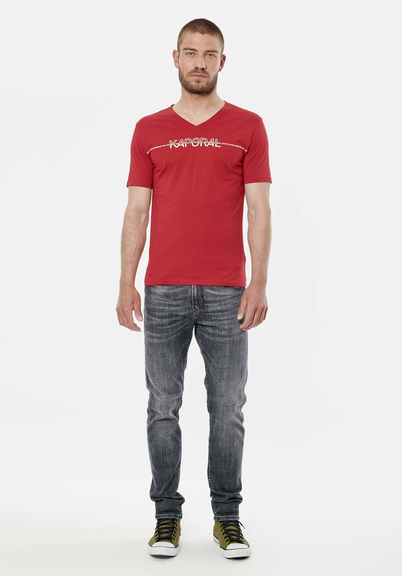 RUPER  T-shirt rouge homme