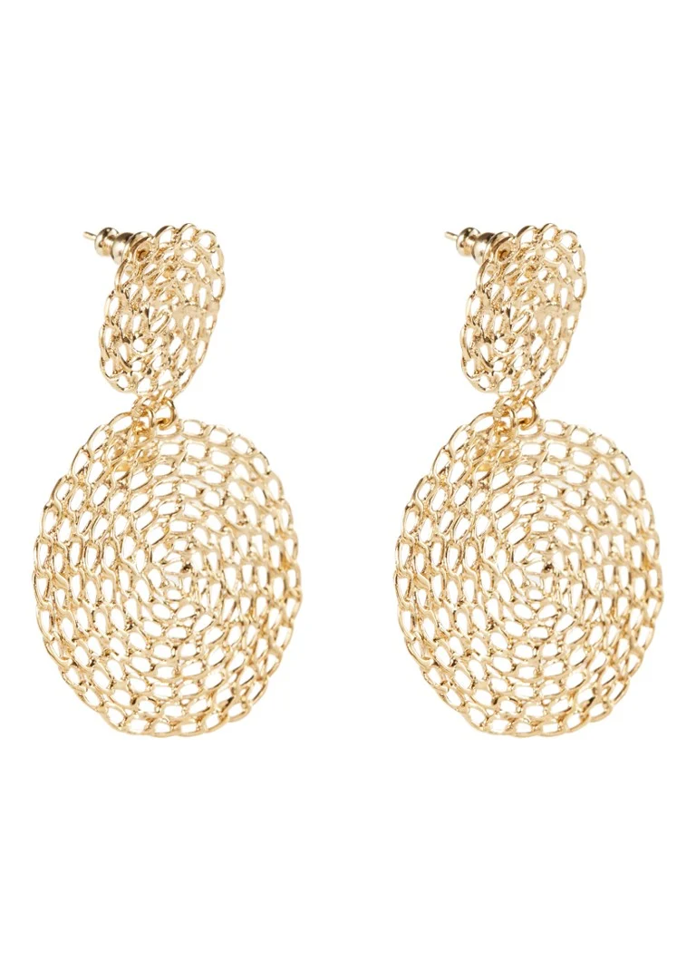 Gas Bijoux Onde Gourmette gold-plated stud earrings