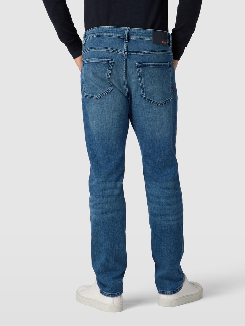 Jeans im 5-Pocket-Design Modell 'Maine' in blau