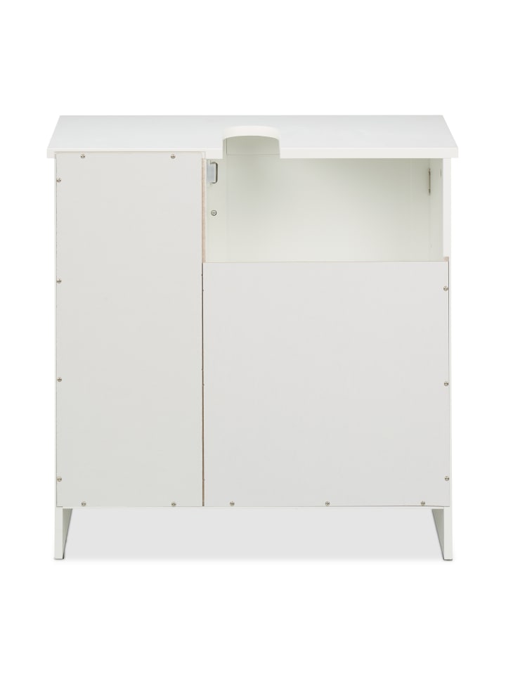 relaxdays Waschbeckenunterschrank in Weiß - (B)60 x (H)60 x (T)30 cm günstig kaufen onesize