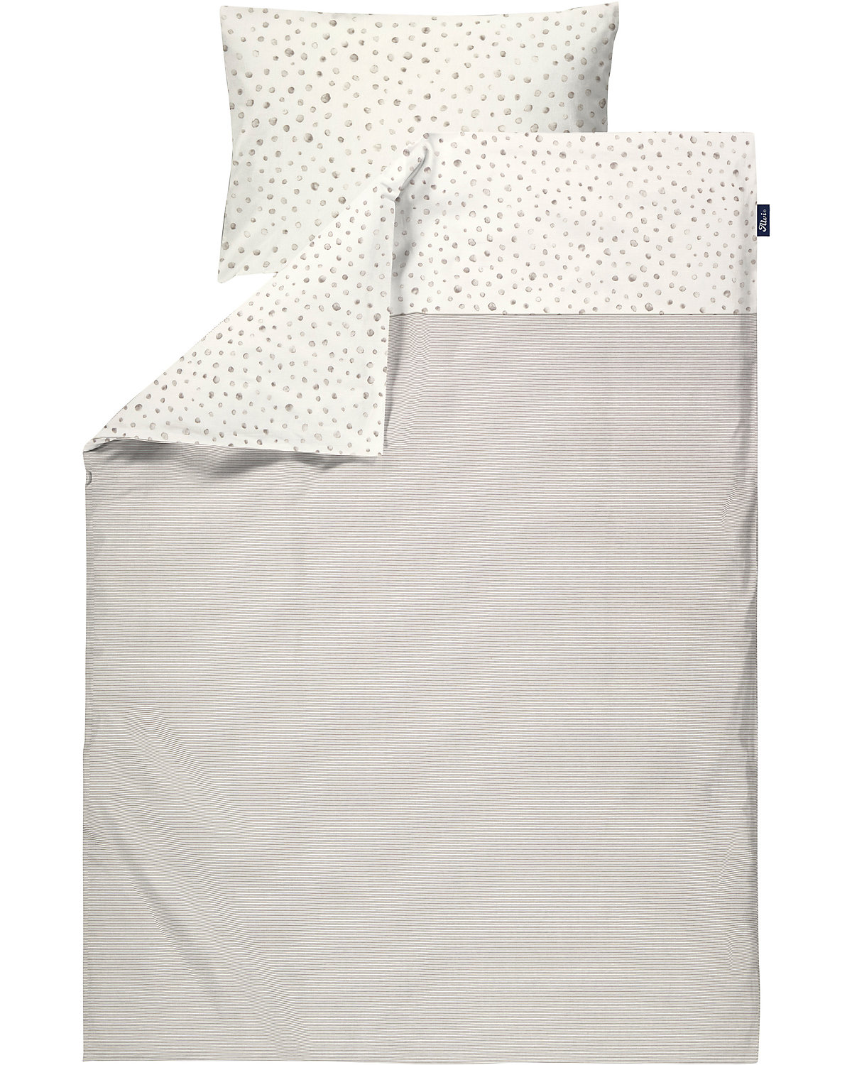 Bettwäsche Standard Aqua Dot, 100 x 135 + 40 x 60 cm