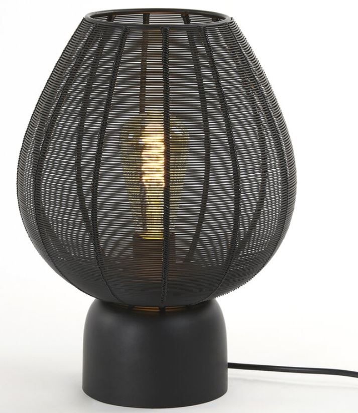 Trendhopper Windlicht Suneko Schwarz 26 cm