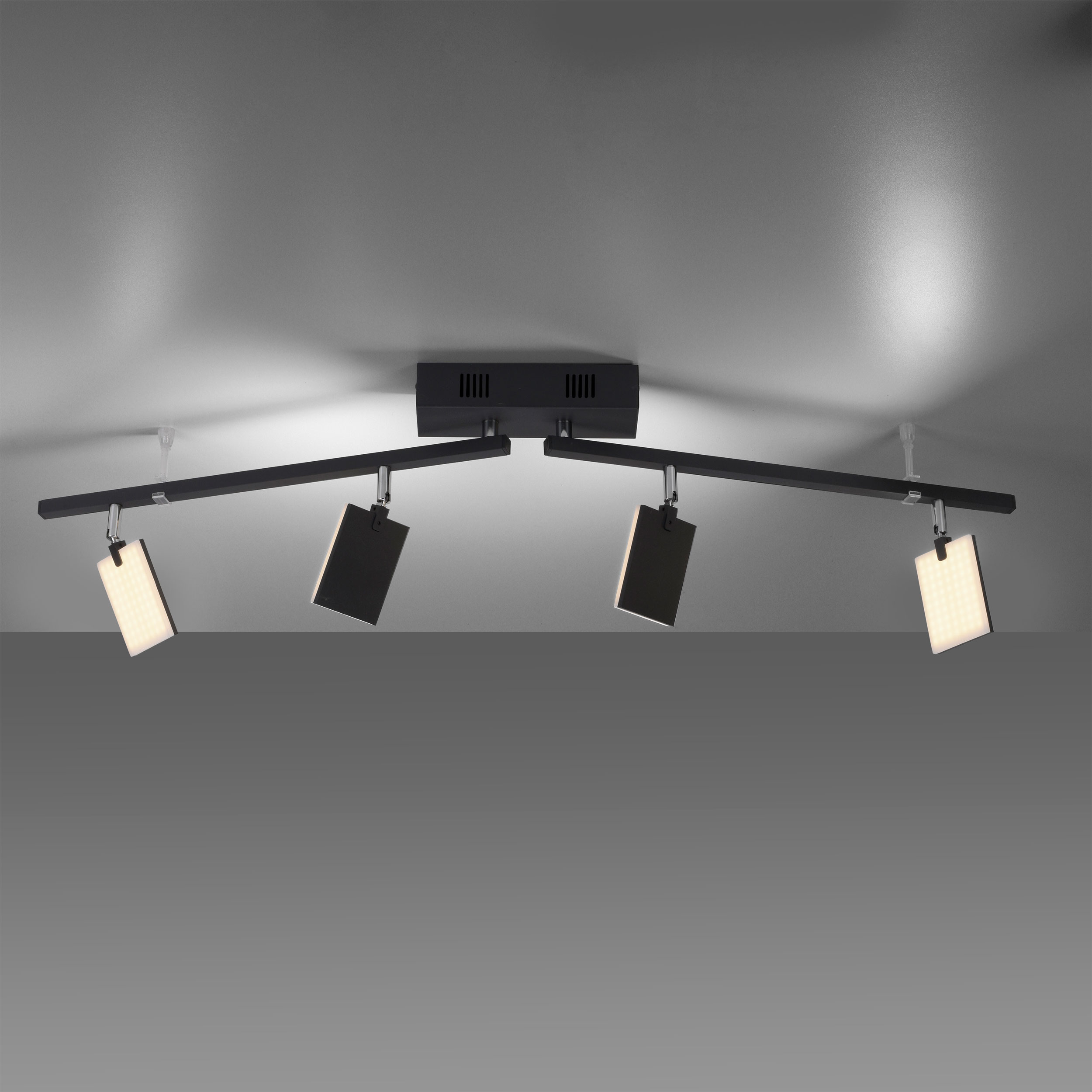 PURELED-Deckenleuchte 4flg