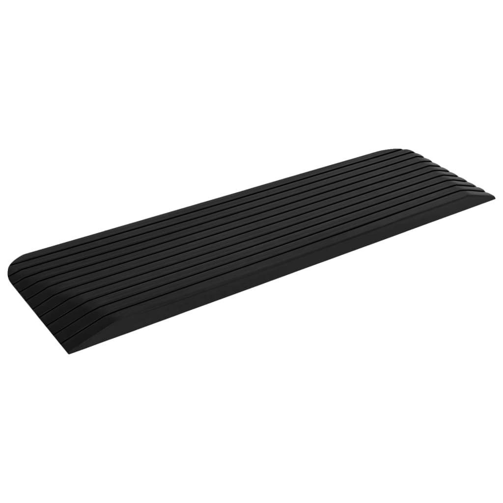 vidaXL Parkschwelle Schwellenrampen 2 Stk 110x32x3,8 cm Gummi