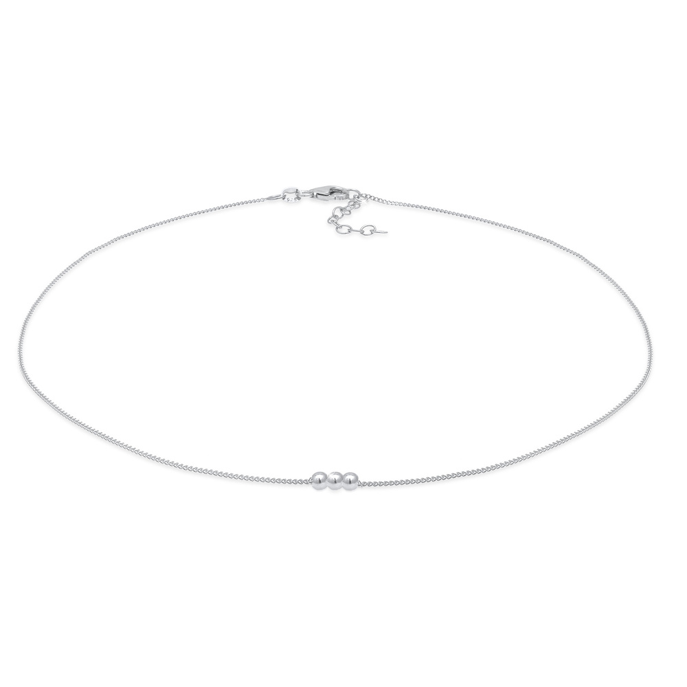 Elli Elli Collier Tendances de la balle à collier pour dames en argent sterling 925 collier