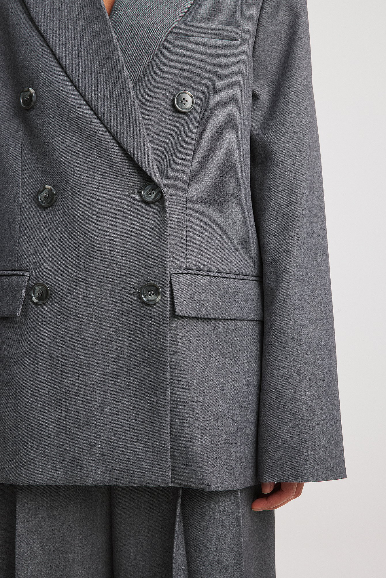 Zweireihige Blazer-Jacke