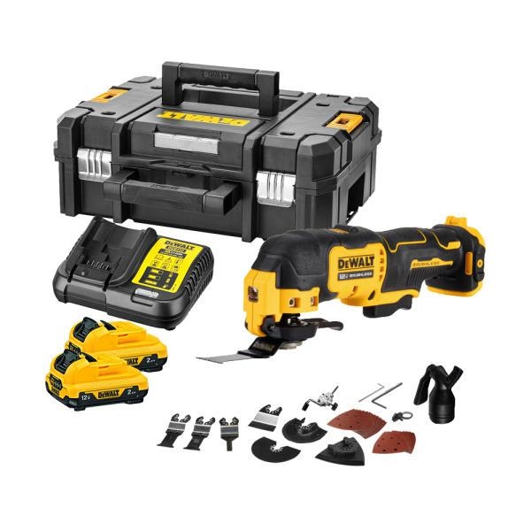 Unealtă multifuncțională fără fir DeWalt DCS353D2-QW 12V 2.0Ah Li-Ion în carcasă TSTAK