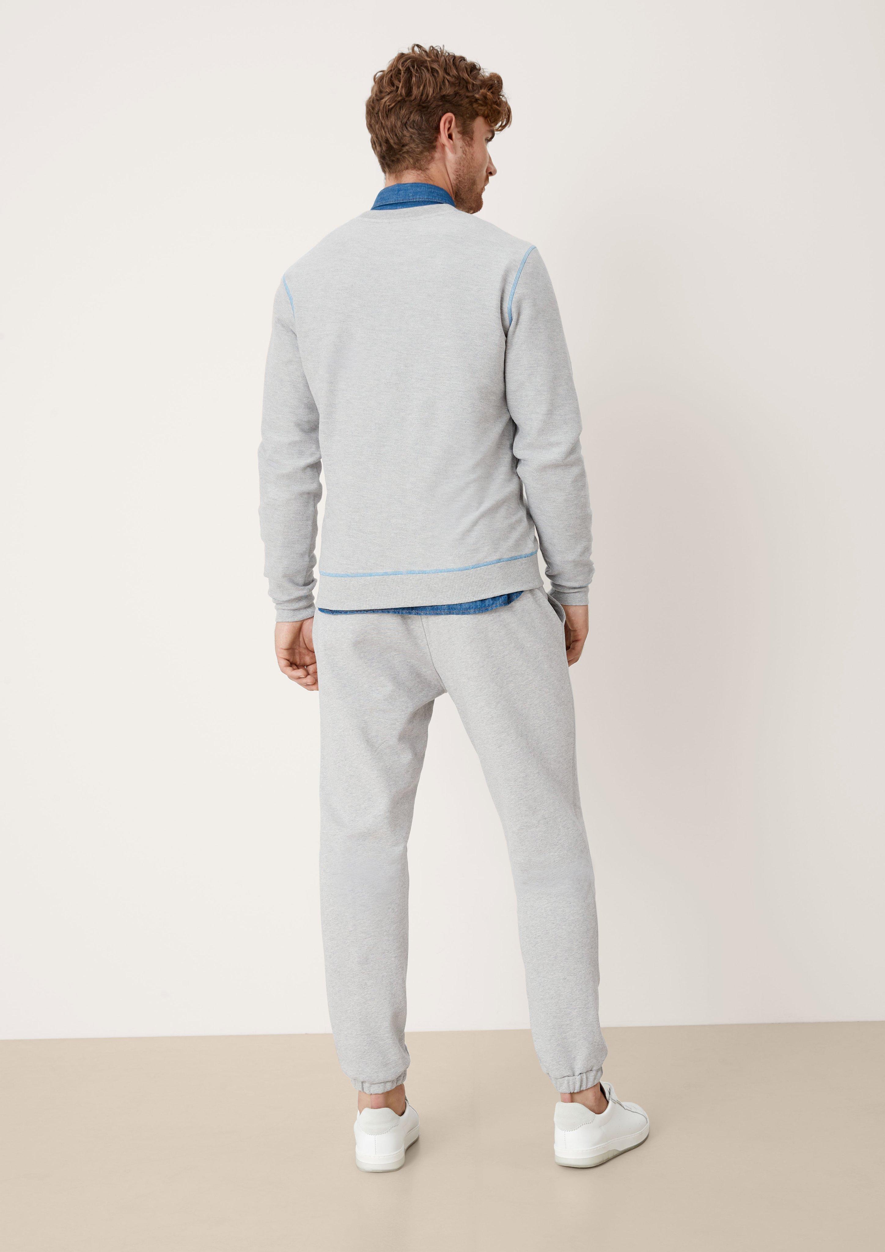Sweatshirt mit Kontrast-Naht  2125439-94D5
