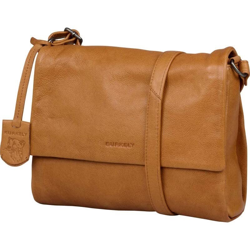 BURKELY Handtaschen braun Handtasche mit Ueberschlag