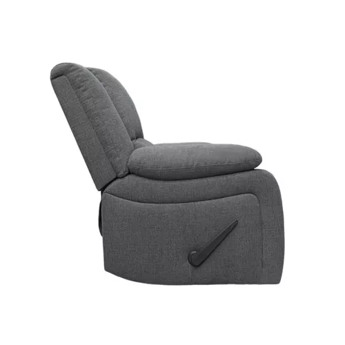 Happy Home Happy Home XXL-Relaxsessel mit verstellbarer Rückenlehne HSP93-GRA grau