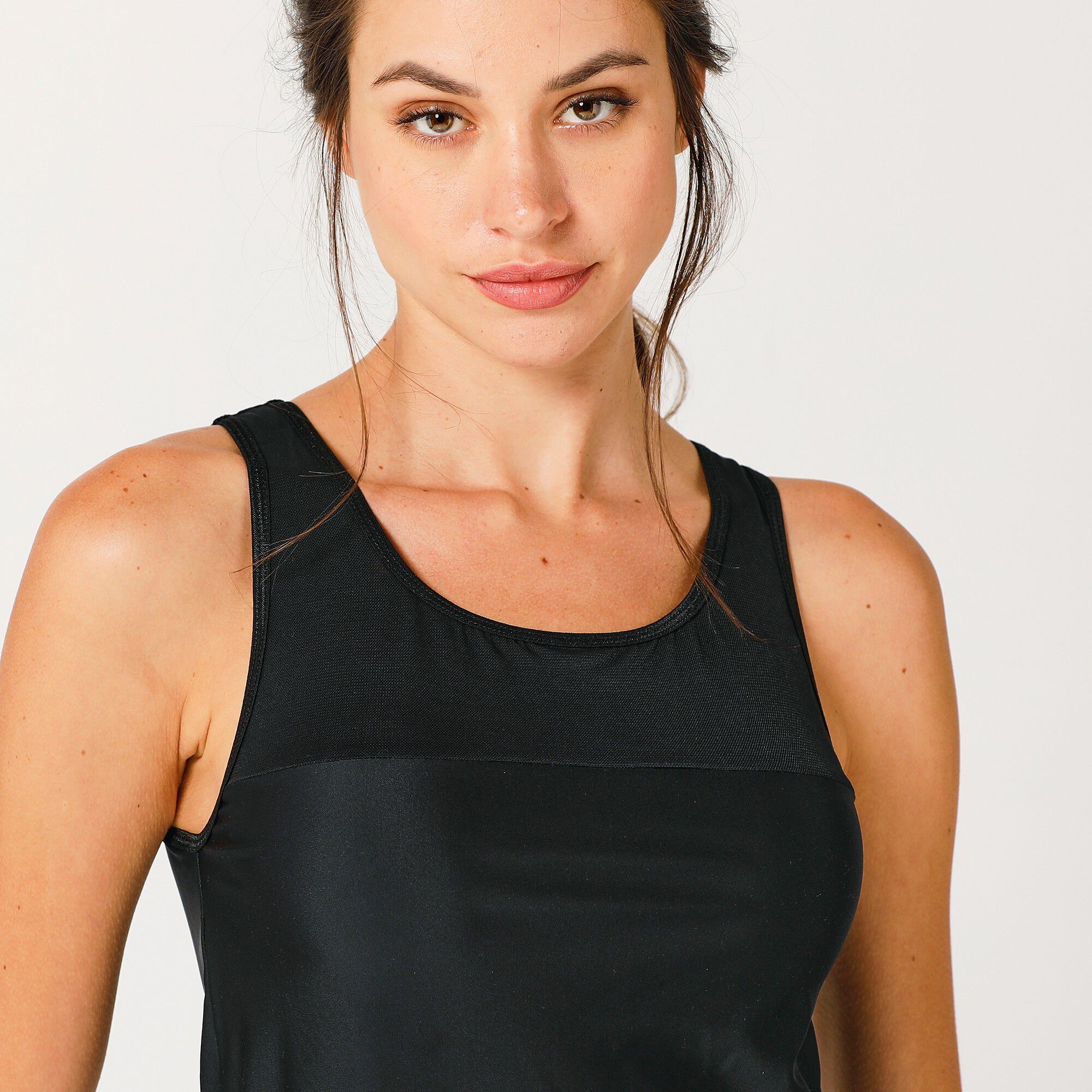 Top sport avec tulle
