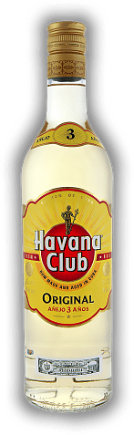Havana Club Anejo 3 Anos Havana Club Anejo 3 Anos Leicht und trocken, der ideale Rum für die berühmten kubanischen Cocktails. Alter 3 J. - 0,7	 Liter - Vol 40%