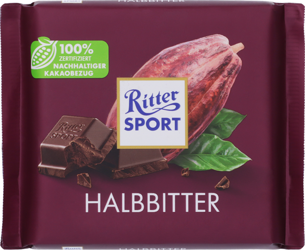 Ritter Sport Halbbitter vegan