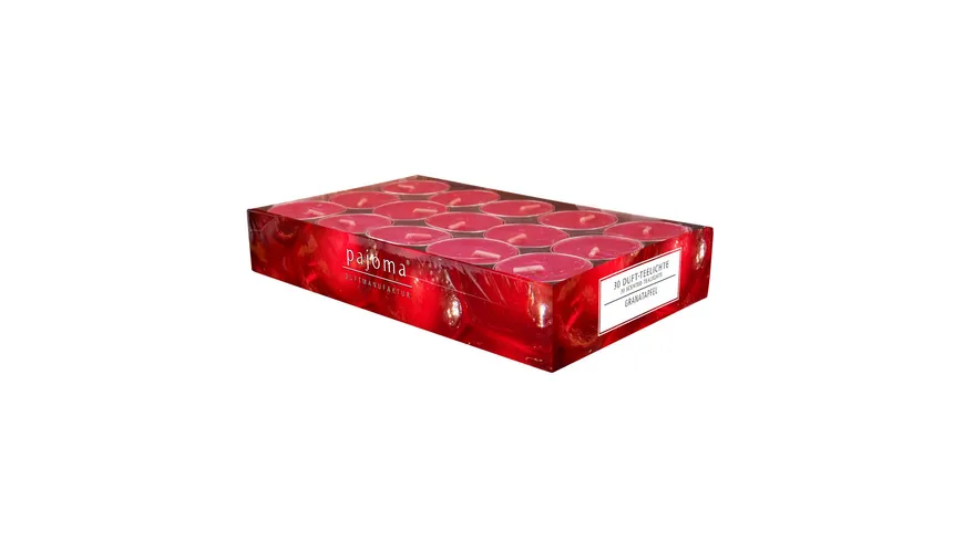 pajoma Teelichter Granatapfel Rot