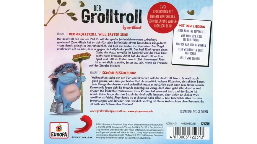 Die Hörspiele zu Band 3+4: Der Grolltroll will Ers