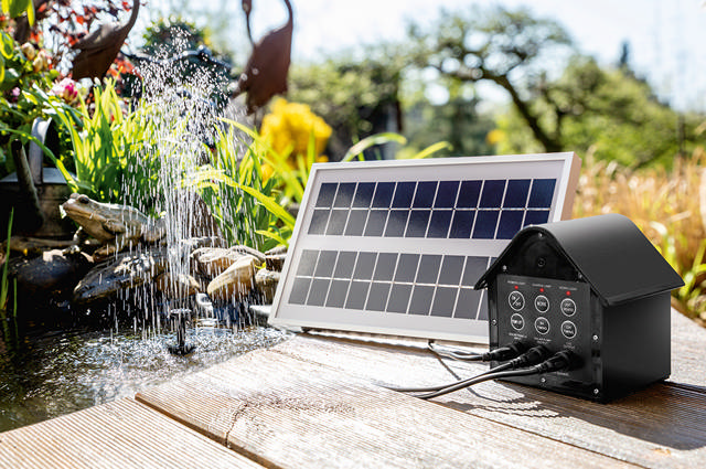 MAUK Solar-Teichpumpen-Komplett-Set