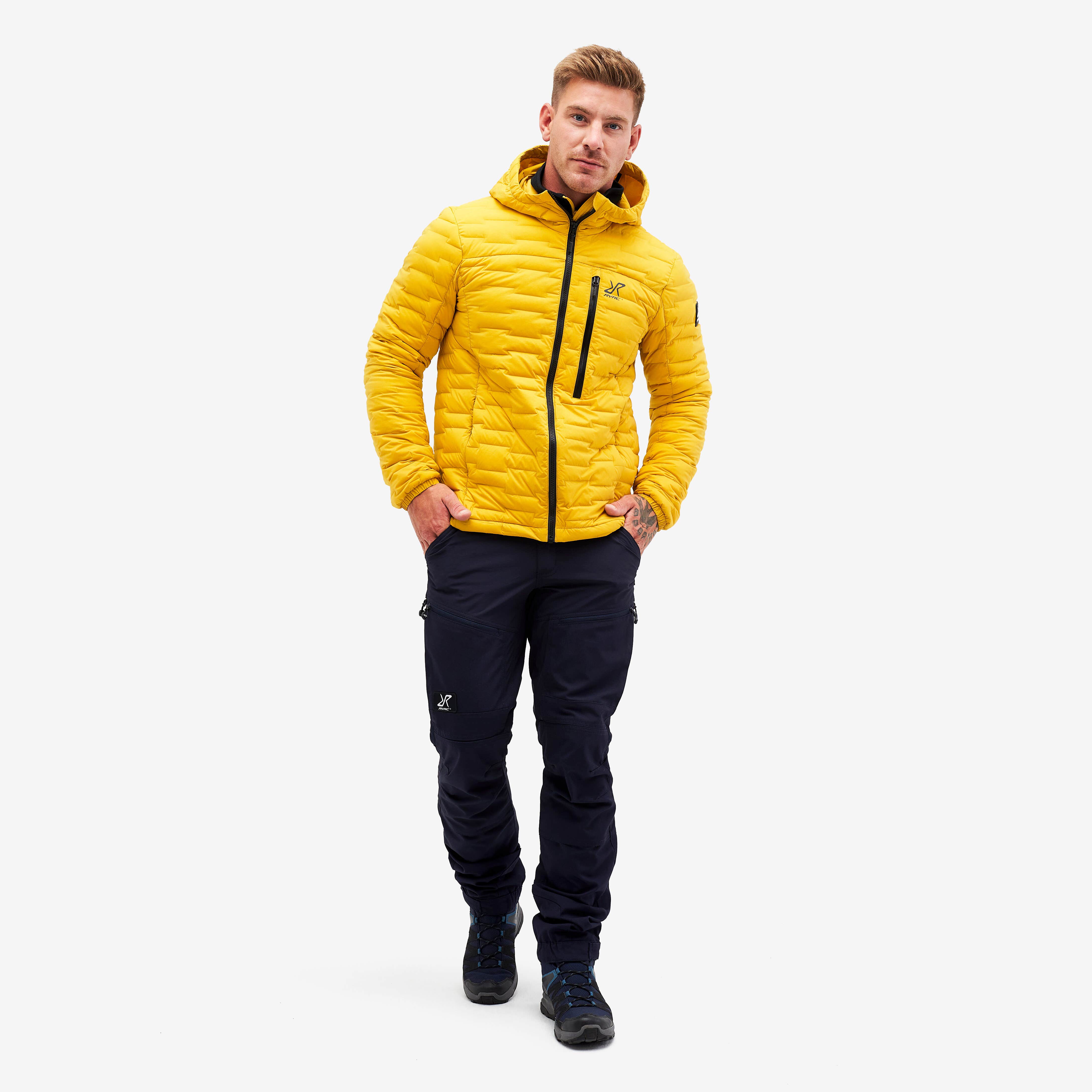 Flex Down Jacket Homme Lemon Curry
