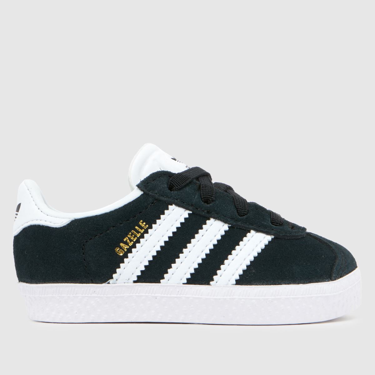 adidas črno-beli športni copati Gazelle za malčke