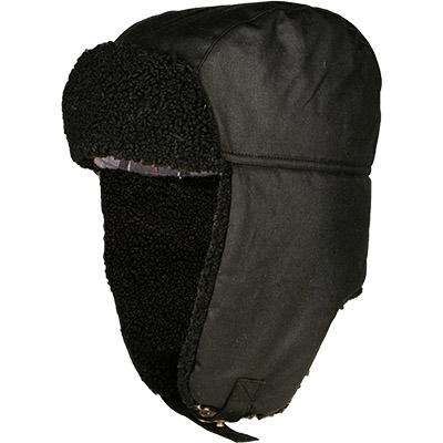 Barbour, Schapka, gewachste Baumwolle, schwarz