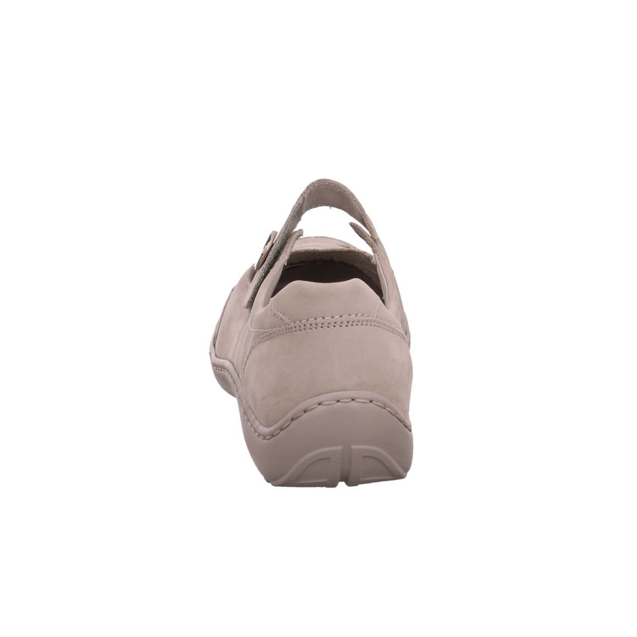 WALDLÄUFER Klassische Slipper grau HENNI-Spangenschuh