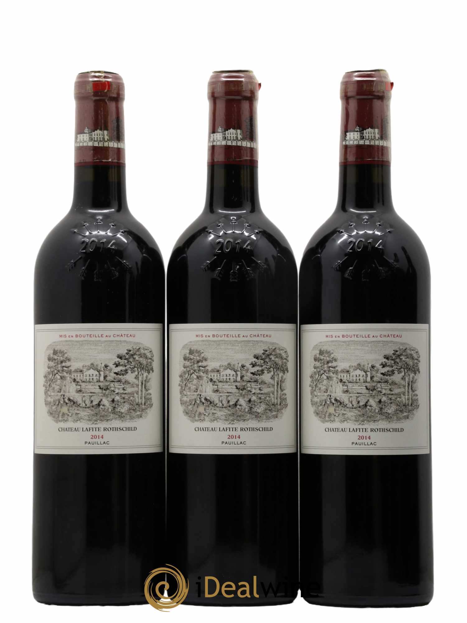 Château Lafite Rothschild 1er Grand Cru Classé  2014 - Lot de 6 Bouteilles