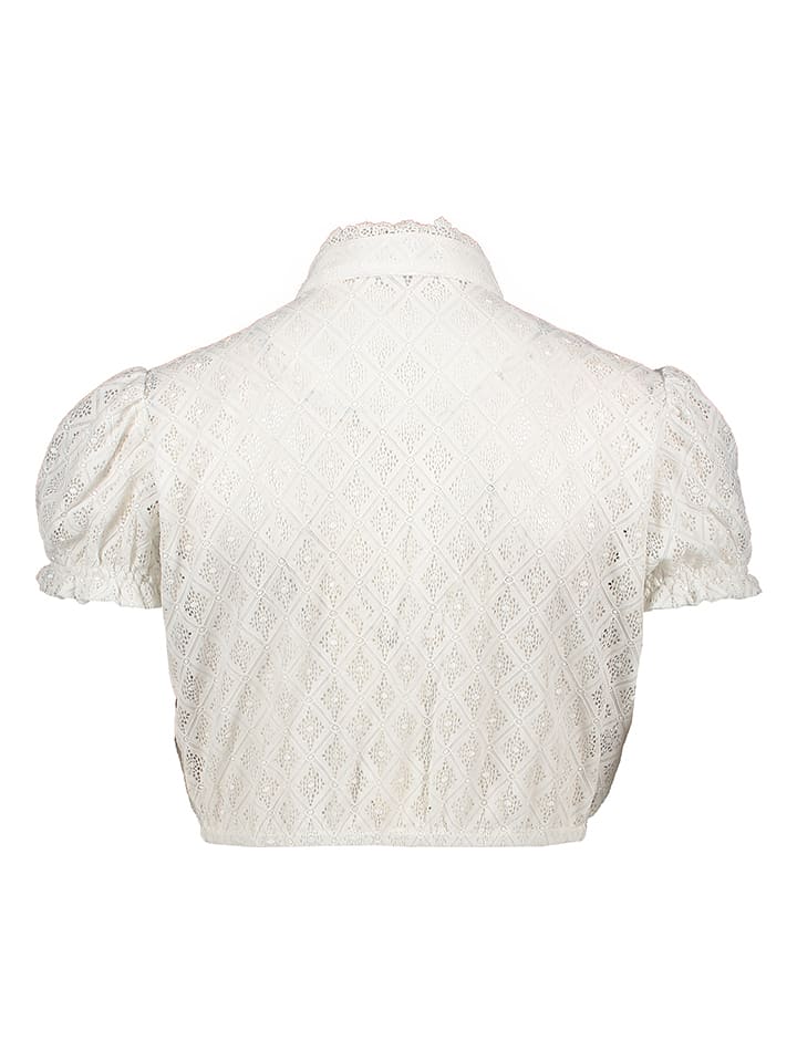 Almsach Dirndlbluse in Weiß günstig kaufen