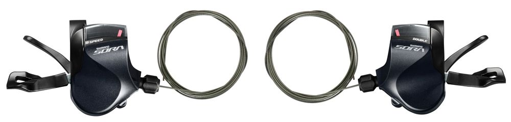 Shimano SORA SL-R3000 2x9-fach Flat Bar Schalthebel-Set kaufen | Bike-Discount