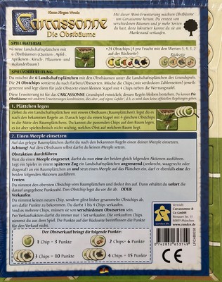 Carcassonne 2. Ed.: Die Obstbäume (Mini-Erw.)