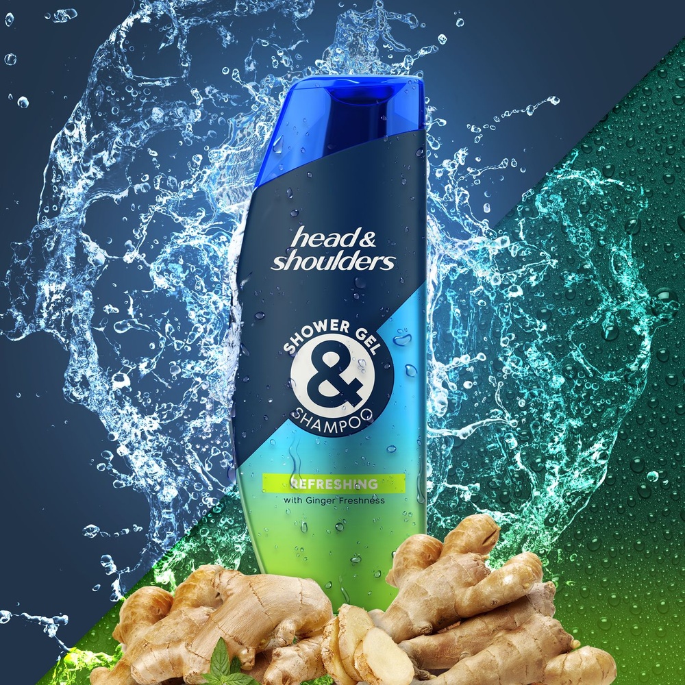 head & shoulders Head & Shoulders Fraîcheur Gel Douche Et Shampoing Shampoing + Gel Douche
