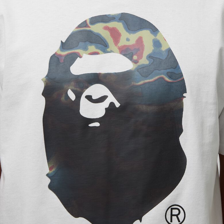 A Bathing Ape Bape Thermography By Bathing Ape Tee M white